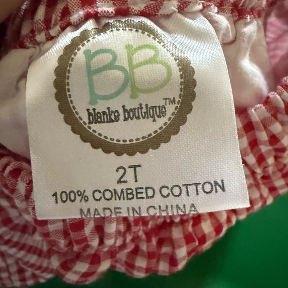 2 Pairs of Red and White Elastic Waist Shorts - Picture 2 of 5